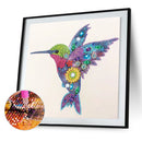 5D Partial Special Shaped Diamond Painting Hummingbird Poster Kit (UP259) Newly