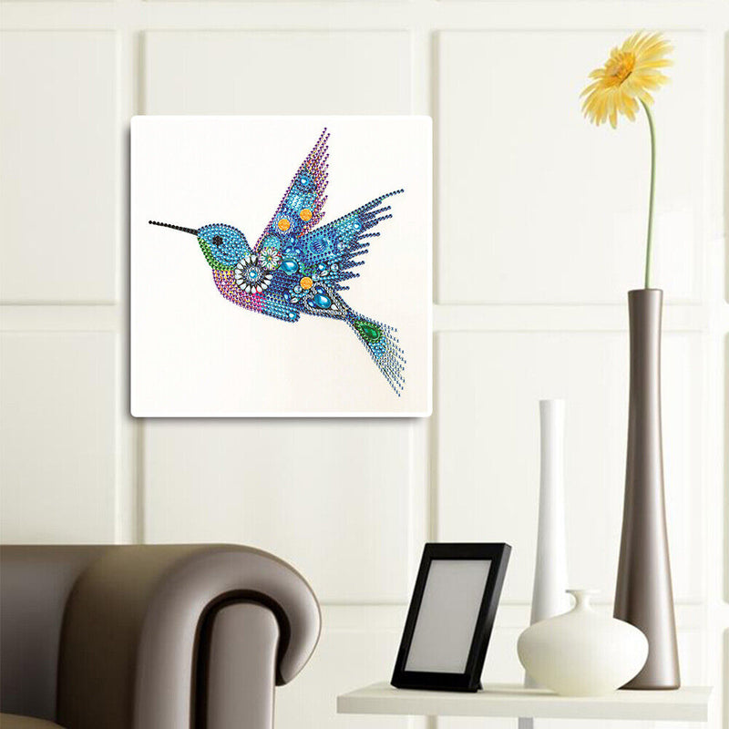 Hummingbird Owl 5D Part Drill Special Shaped Kit DIY Diamond Painting Ornam