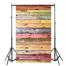 Colorful Wood Grain Photo Background Fabric Photo Studio Backdrops
