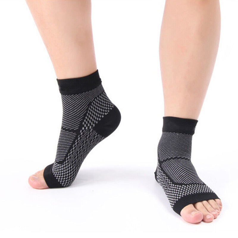 #A 1 Pair Ankle Brace Compression Sleeve Relief Achilles Tendonitis Joint Pain S