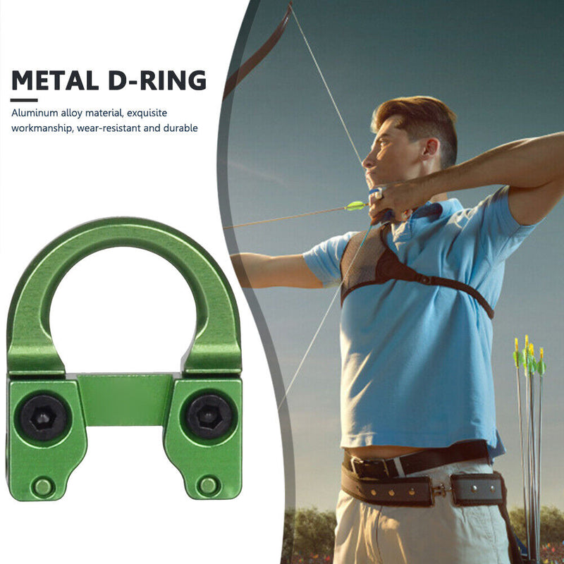 Archery Release D Ring Buckle for Fixing Bowstring Point Compound Bow D Loop