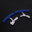 2pcs Motorcycle Saver Changing Tyre Tire Wheel Rim Edge Protectors (Blue) Newly