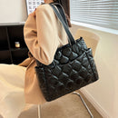 Fashion Handbag Large Capacity Lady Handbag Solid Color Autumn Winter for Ladies