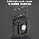 COB LED Mini Portable Keychain Lamp Waterproof with EU Charging Adapter Newly