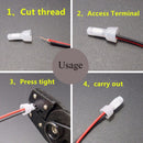 No Screw Clamp Pressure Line Cap Terminals Closed End Crimp Wire Connector