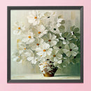 Cross Stitch Kit 11CT Stamped Flowers Needlework Embroidery Handmade Wall Dec