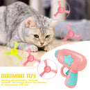 Cats Interactive Toys Flying Saucer Luminous Dragonfly Play Disc (Pink) Newly