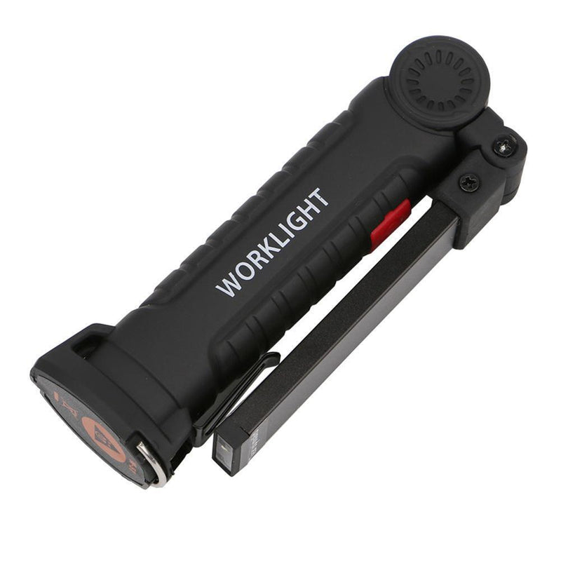 COB LED Flashlight Rechargeable Work Camping Folding Night Light (2pcs)