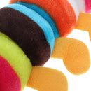 Pets Toys Cute Longworm Shape Plush Sound Squeaker Chew Bite Toys(Green)