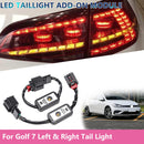 2pcs Dynamic Turn Signal LED Taillight Module Cable Wire Harness for Golf