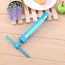DIY Craft Pottery Clay Extruder Fondant Cake Slime Gun Modeling Tool(Blue) Newly