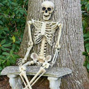 Halloween Full Life Size Decoration Party Prop Human Skeleton Oversized Poseable