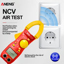 Digital Clamp Meter DC/AC Multimeter Ammeter Voltage NCV Ohm Test (Yellow) Newly