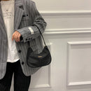 Women Solid Color Shoulder Bag Female Small All-match Travel Zipper Handbags