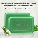Wormwood Soap Anti-fungal Anti-itch Mites Acne Bath Soap Oil Control.