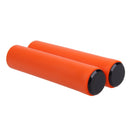 Bike Grips UltraLight Silicone Material Handlebar MTB Bicycle Grip(Orange) Newly