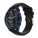 Soft TPU Case for TicWatch Pro 3 Pro 3 Lite Smartwatch Accessories (Blue)