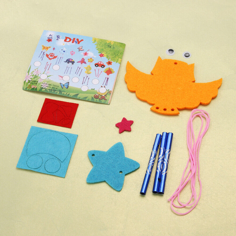 Kids Child DIY Wind Chimes Aeolian Bells Educational Puzzle Toys Craft Kits