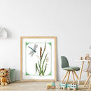 DIY Cotton Thread Dragonflies Partial Cross Stitch Stamped Embroidery Handicraft