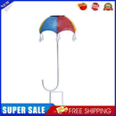 Solar Garden Lights aterproof Plug Umbrella Art Lamp Yard Decor (Colorful)