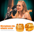 2pcs 3/8to 5/8 Screw Adapter Converter for Microphone Stand Clips Mic Holder