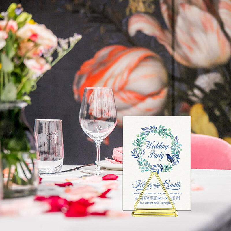 Place Card Holder 24-Piece Table Number Stands for Photo Food Sign Memo Note