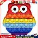 Autism Push Bubble Sensory Toys Desktop Puzzle Anti Stress Toys (Rainbow) Newly