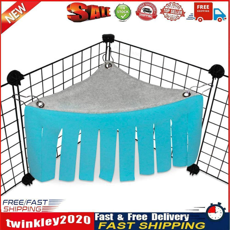 Hidden in the House Beds Hiding Tent Cage for Hamster Guinea Pig (Blue) Newly
