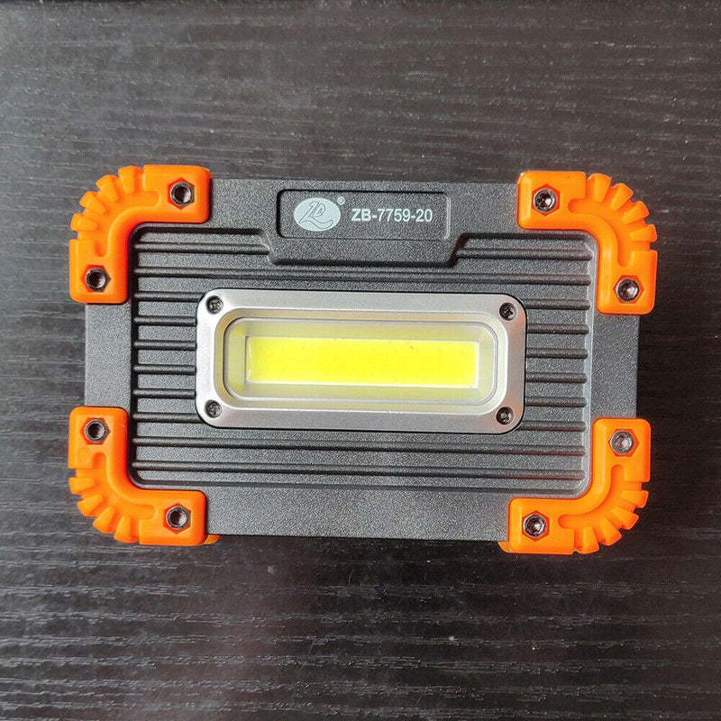 LED Portable Spotlight Outdoor Camping Super Bright Work Light USB Rechargeab