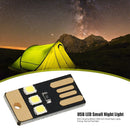 10pcs Portable Mini Ultra-thin Mobile USB LED Ambient Lamp Camping Night Light