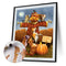 Cat Dog on Scarecrow Oil Paint By Numbers Kit Drawing Picture 40x50cm (B1600)