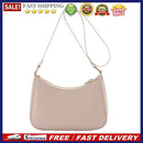 Retro Solid Color PU Leather Shoulder Underarm Bag Casual Women Hobos Handbags