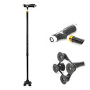 Vanpower Collapsible T-Handle Hiking Anti-Slip Poland Walking Stick Older W/Li