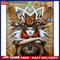Girl and Beast Oil Canvas Drawing DIY Paint By Numbers Kit Hand Painted for