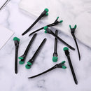 10pcs Y Shaped Metal Hairdressing Hairpins Hair Pin Grips Clamp (Green) Newly