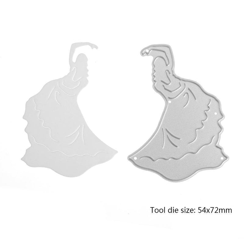 Hillrong Metal Cut Muore Stencil for DIY Scrapbooking Photo Album Valenti
