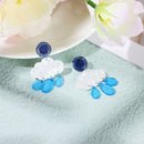 Jewelry Drop Dangle Earring Creative Short Raindrop Acrylic Cloud Earrings