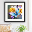 Animal Full Drill Round Diamond Picture DIY 5D Mosaic Butterfly Painting Kit