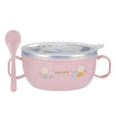 Dinnerware Baby Feeding Bowl With handle Bowl Spoon Set Stainless steel