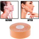 Face Kinesiology Tape Beauty Lift Up Wrinkles Reducer Tape Roll (Orange)