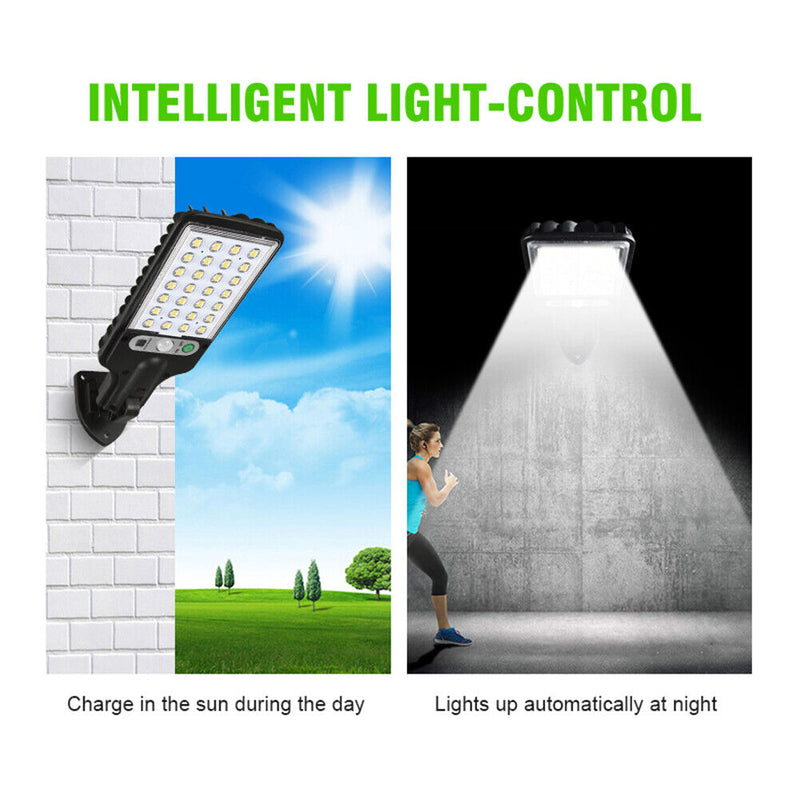 LED Solar Outdoor Waterproof Wall Light Human Body Induction Lamp (616-1) Newly