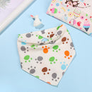 Cotton Cotton Plain Coloured Bandana Baby Bibs Triangle Drool Bibs Saliva Towel