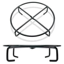 Portable Mini Stove Rack Iron Stand Stove Bracket Holder Outdoor Black M3L4