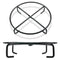 Portable Mini Stove Rack Iron Stand Stove Bracket Holder Outdoor Black M3L4