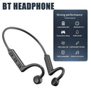 1*Bone Conduction Headphones Bluetooth Wireless Earbuds Outdoor Sport HeadsetNew