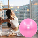 PVC Fitness Yoga Ball Thickened Explosion-proof Exercise Equipment (Pink) Newly
