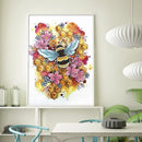 5D DIY Bee Special Shaped Diamond Painting Cross Stitch Mosaic Kits Wall Ar