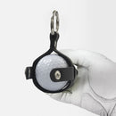 Portable Golf Ball Protective Holder Cover Leather Golf Ball Bag Case Holder