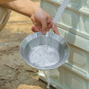 4pcs/Set Outdoor Stainless Steel Dinner Plate Large Capacity Camping Suppli