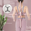 Yoga Hunchback Posture Corrector Cross Open Back Correction Stick (Pink)